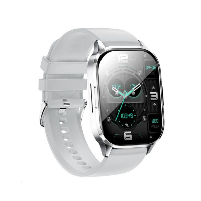 Смарт-годинник Borofone BD8 AMOLED Smart sports watch(call version) Bright Silver - зображення 1