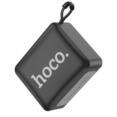 Портативна колонка HOCO BS51 Gold brick sports BT speaker Black - зображення 2