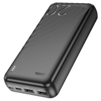 Зовнішній акумулятор HOCO J123A Element power bank(20000mAh) Black (Колір Черный) - фото № 3