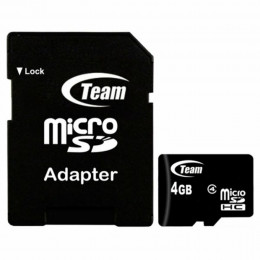 microSDHC Team 4Gb class 4 (adapter SD)