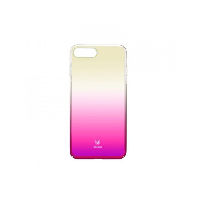Чохол для телефона Baseus Glaze Case ІP7/8 Plus Pink - изображение 1
