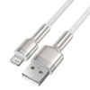Кабель Baseus Cafule Series Metal Data Cable USB to IP 2.4A 2m White (Білий)- № 6