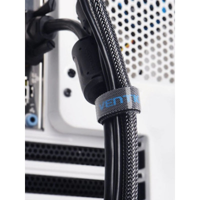 Органайзер для кабелів Vention Cable Tie 2M Black (KAABH) - зображення 4
