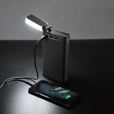 Зовнішній акумулятор HOCO J62 Jove table lamp mobile power bank(30000mAh) Black - изображение 4