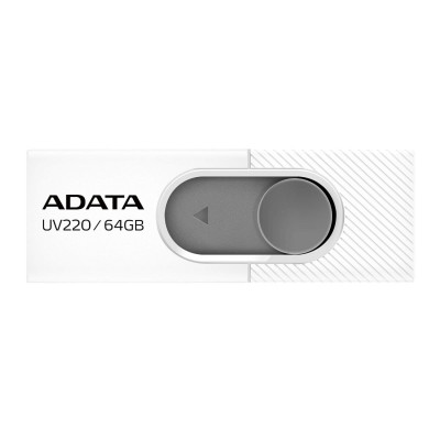 Flash A-DATA USB 2.0 AUV 220 64Gb White/Grey (AUV220-64G-RWHGY) - зображення 2