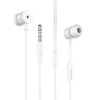 Навушники BOROFONE BM31 Mysterious universal earphones with mic White (White)- № 2