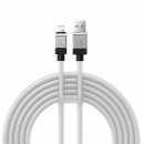 Кабель Baseus CoolPlay Series Fast Charging Cable USB to iP 2.4A 1m White