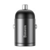 Автомобільний зарядний пристрій Baseus Tiny Star Mini Quick Charge Car Charger USB Port 30W Gray (Gray)- № 4