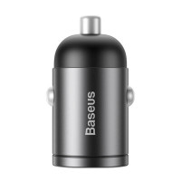 Автомобільний зарядний пристрій Baseus Tiny Star Mini Quick Charge Car Charger USB Port 30W Gray (Цвет Gray) - фото № 4