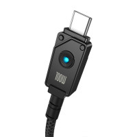 Кабель Baseus Unbreakable Series Fast Charging Data Cable Type-C to Type-C 100W 1m Cluster Black (Колір Cluster Black) - фото № 7