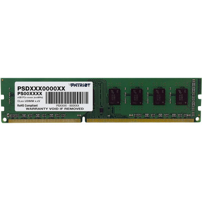 DDR3 Patriot 4GB 1600MHz CL11 256X8 DIMM - зображення 1