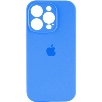 Чохол для смартфона Silicone Full Case AA Camera Protect for Apple iPhone 14 Pro Max 38,Surf Blue - зображення 1
