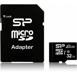 microSDHC (UHS-1) SiliconPower Elite 32Gb class 10 (adapter SD)