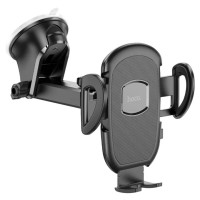 Автотримач для телефона HOCO H9 General car holder(center console) Black (Колір Черный) - фото № 5
