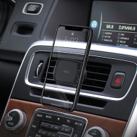 Автотримач для телефона HOCO CA65 Sagittarius series air outlet magnetic car holder Black (Цвет Черный) - фото № 7
