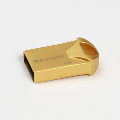 Flash Mibrand USB 2.0 Hawk 4Gb Gold - зображення 1