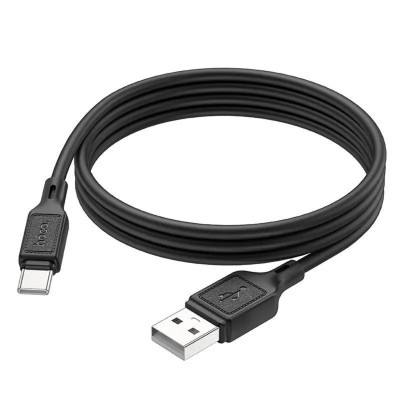 Кабель HOCO X90 Cool, силиконовый кабель для зарядки и передачи данных для Type-C, черный (6931474788443) - изображение 4