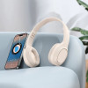 Бездротові навушники HOCO W46 Charm BT headset Milky White (Milky White)- № 6