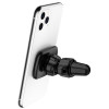 Автотримач для телефона HOCO CA65 Sagittarius series air outlet magnetic car holder Black (Черный)- № 5