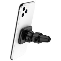 Автотримач для телефона HOCO CA65 Sagittarius series air outlet magnetic car holder Black (Цвет Черный) - фото № 5