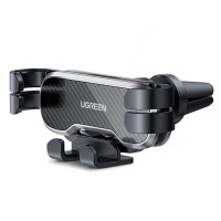 Автотримач для телефона UGREEN LP228 Gravity Drive Air Vent Car Mount Phone Holder Black (Колір Black) - фото № 3