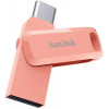 Flash SanDisk USB 3.1 Ultra Dual Go Type-C 64Gb (150 Mb/s) Peach - зображення 3