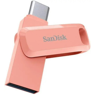 Flash SanDisk USB 3.1 Ultra Dual Go Type-C 64Gb (150 Mb/s) Peach - зображення 3
