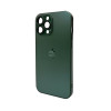 Чохол для смартфона AG Glass Matt Frame Color Logo for Apple iPhone 13 Pro Max Cangling Green