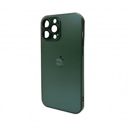 Чохол для смартфона AG Glass Matt Frame Color Logo for Apple iPhone 13 Pro Max Cangling Green