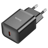 Мережевий зарядний пристрій HOCO N27 Innovative single port PD20W charger Black (Цвет Черный) - фото № 3
