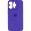 Чохол для смартфона Silicone Full Case AA Camera Protect for Apple iPhone 13 Pro Max 22,Dark Purple