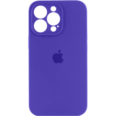 Чохол для смартфона Silicone Full Case AA Camera Protect for Apple iPhone 13 Pro Max 22,Dark Purple - изображение 1