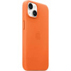 Чохол для смартфона Leather AAA Full Magsafe IC for iPhone 14 Orange - зображення 2