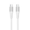 Кабель BOROFONE BX88 Solid 60W silicone charging data cable for Type-C to Type-C White (BX88CCW)