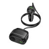 Автомобільний зарядний пристрій HOCO Z59A Rank 96W(2C2A) cigarette lighter slot car charger Black (7073)- № 3