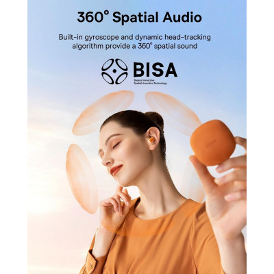 Навушники Baseus AirNora 2 True Wireless Earphones Gradient Orange - изображение 7