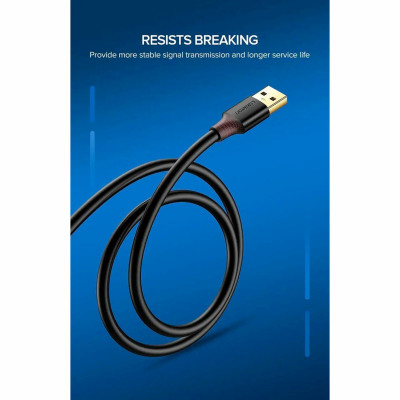 Подовжувач UGREEN US129 USB 3.0 Extension Male Cable 3m (Black) (UGR-30127) - изображение 3