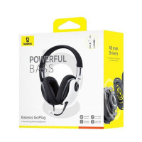 Бездротові навушники Baseus GoPlay 1 Max Gaming Wired Headphones OS Moon White (Цвет Moon-White) - фото № 2