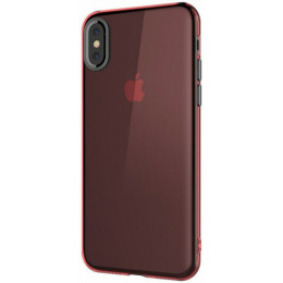 Панель Baseus Simple Series Case For iPhone X Transparent Red