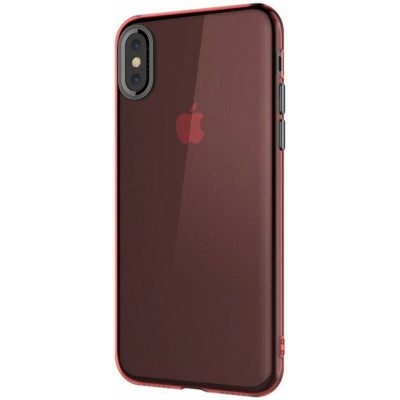 Панель Baseus Simple Series Case For iPhone X Transparent Red - изображение 1