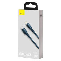 Кабель Baseus High Density Braided Fast Charging Data Cable Type-C to iP PD 20W 1m Blue (Колір Синий) - фото № 2
