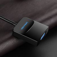 Перехідник Vention DP to VGA Converter 0.15M Black (HBFBB) (Цвет 7073) - фото № 6