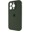 Чохол для смартфона Silicone Full Case AA Camera Protect for Apple iPhone 15 Pro 40,Atrovirens - зображення 3