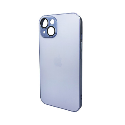 Чохол для смартфона AG Glass Matt Frame Color Logo for Apple iPhone 14 Sierra Blue - зображення 1