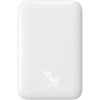 Зовнішній акумулятор Baseus Magnetic Mini Wireless Fast Charge Power Bank 10000mAh 20W White (White)- № 4