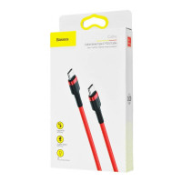 Кабель Baseus Cafule USB Cable Type-C-Type-C 3A 1m Red (Цвет 7070) - фото № 5