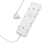 Мережевий подовжувач HOCO  AC13A Talento 5-position socket(1C3A) White (Цвет Білий) - фото № 4