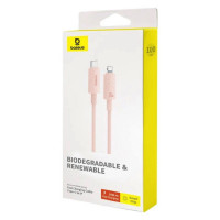 Кабель Baseus Habitat Series Fast Charging Cable Type-C to iP 20W 2m Wheat Pink (Колір Wheat Pink) - фото № 2