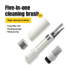 Набір для очистки девайсів ESSAGER 5 in 1 cleaning brush White and Grey - изображение 2