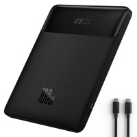 Зовнішній акумулятор Baseus Blade High Power Digital Display Quick Charge Power Bank 20000mAh 100W Black (Колір 7073) - фото № 6